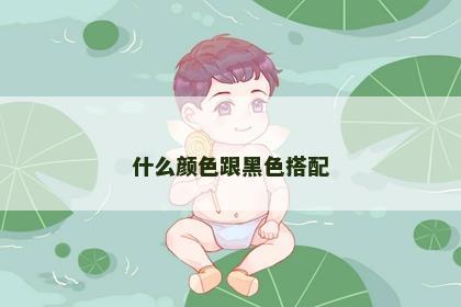 什么颜色跟黑色搭配