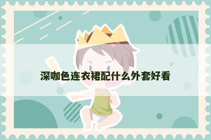 深咖色连衣裙配什么外套好看