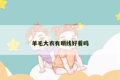 羊毛大衣有明线好看吗