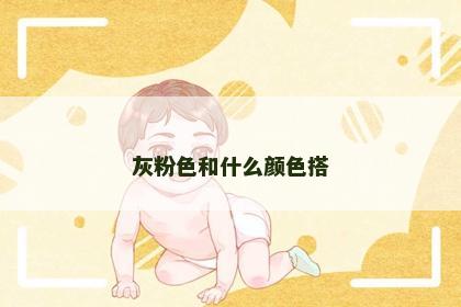 灰粉色和什么颜色搭