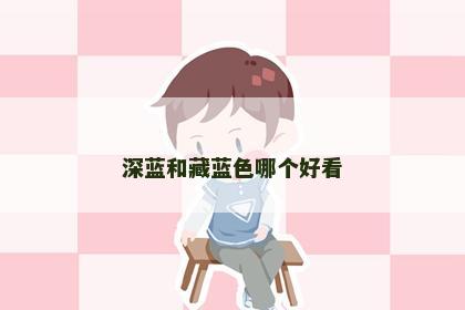 深蓝和藏蓝色哪个好看