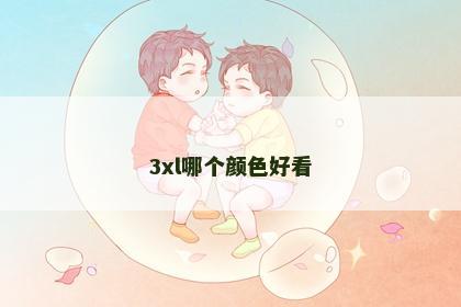 3xl哪个颜色好看