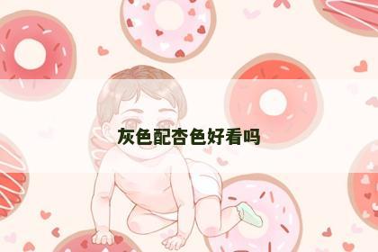 灰色配杏色好看吗