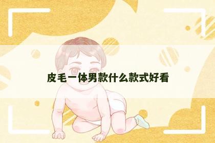 皮毛一体男款什么款式好看