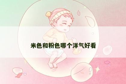 米色和粉色哪个洋气好看