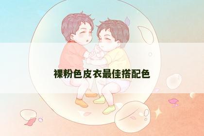 裸粉色皮衣最佳搭配色