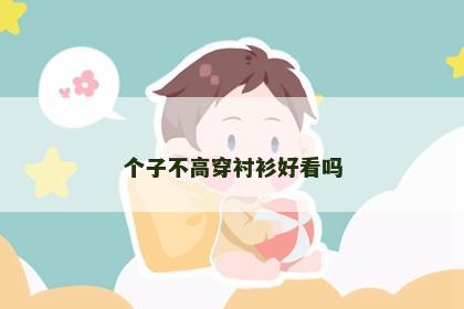 个子不高穿衬衫好看吗