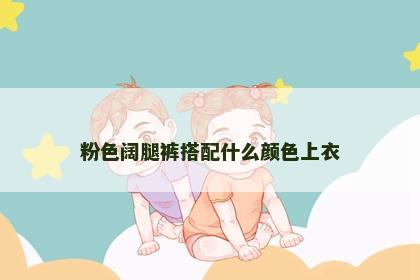粉色阔腿裤搭配什么颜色上衣