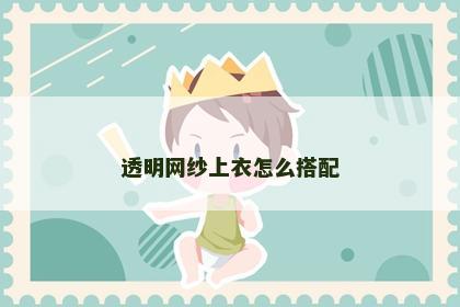 透明网纱上衣怎么搭配