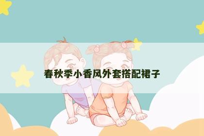 春秋季小香风外套搭配裙子